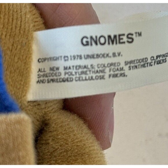 Vintage 1978 Knickerbocker Gnome Plush 8" Rubber Head Elf Christmas 70s - Picture 6 of 15